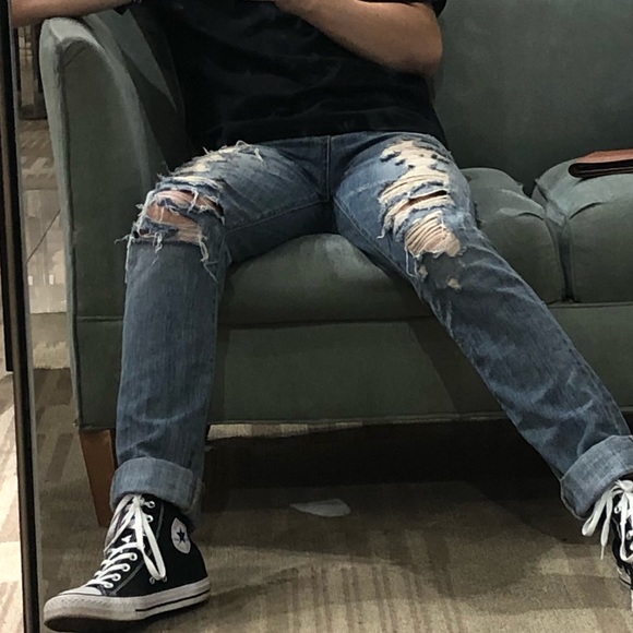 ysl jeans with the shoes